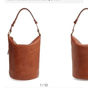 Madewell O Ring Leather Bucket Bag